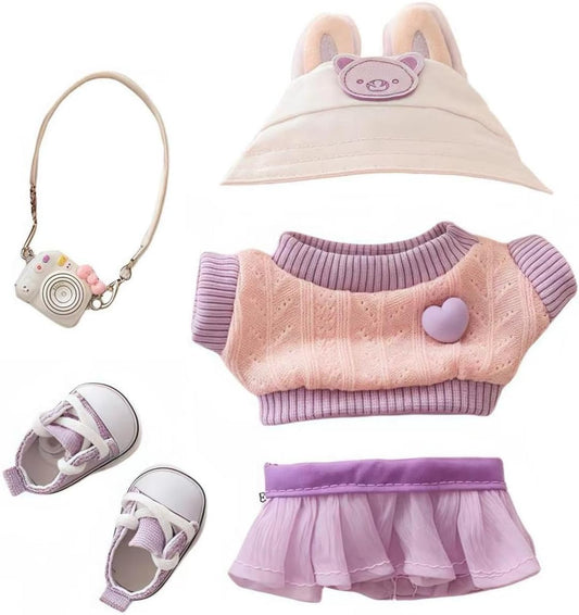 2025 New Clothes for Labubu Outfit, Exquisite Accessories for Labubu,Cute Clothes Set for 17 cm Labubu Accessories (#O)