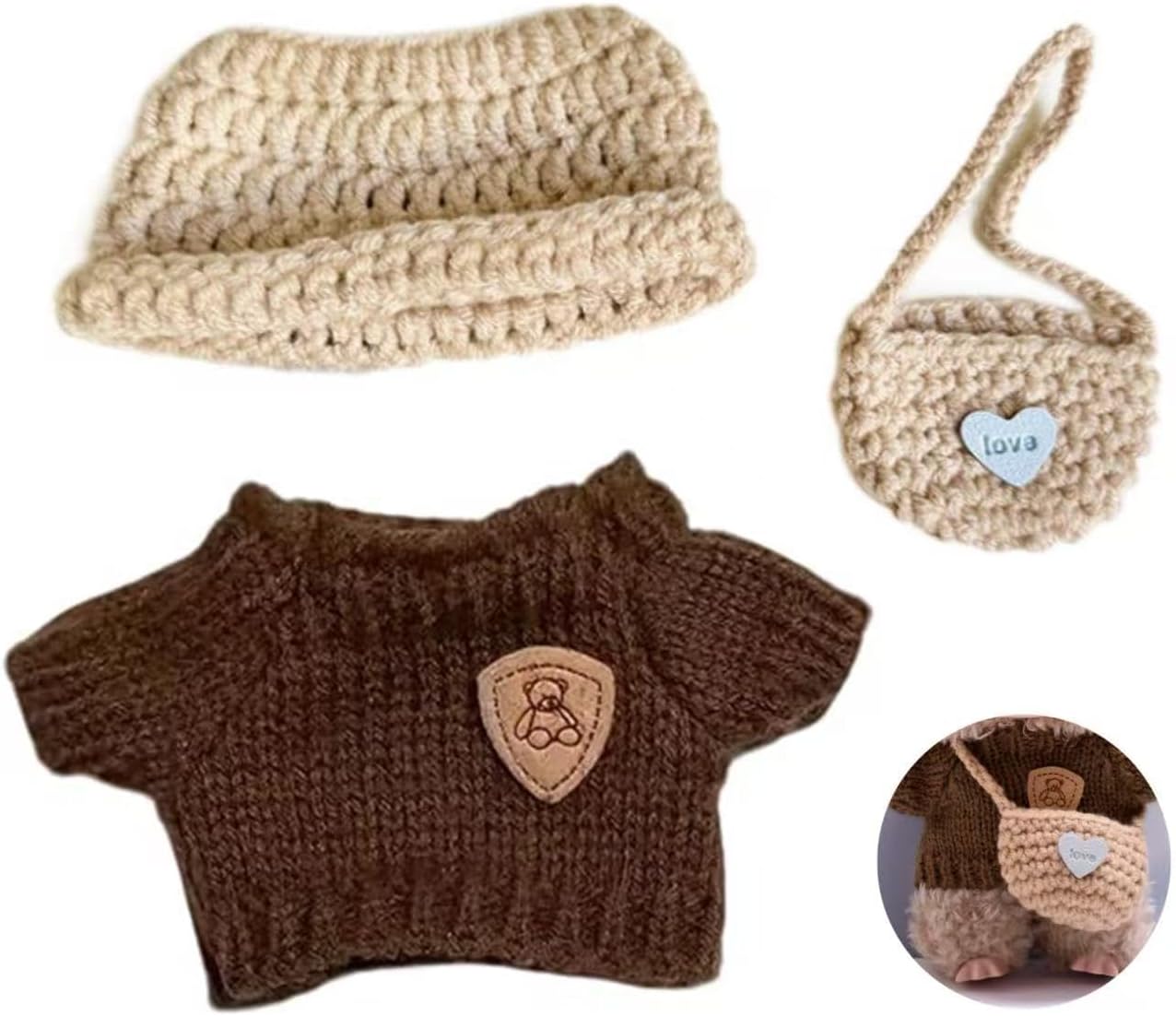 2025 New Clothes for Labubu Outfit, Exquisite Accessories for Labubu,Cute Clothes Set for 17 cm Labubu Accessories (#O)