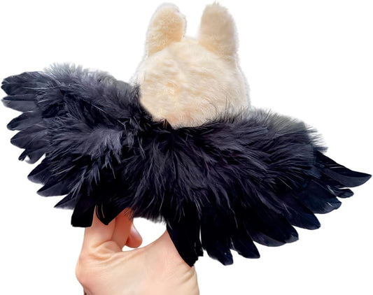 Doll Wing for Lububu, Premium Black Lububu Wing, 7 Inch Lububu Wing Accessories (No Doll) (Wing)