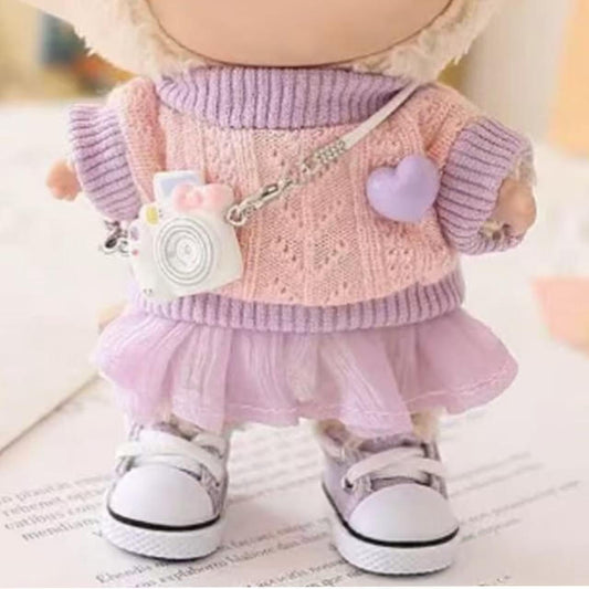 2025 New Clothes for Labubu Outfit, Exquisite Accessories for Labubu,Cute Clothes Set for 17 cm Labubu Accessories (#O)