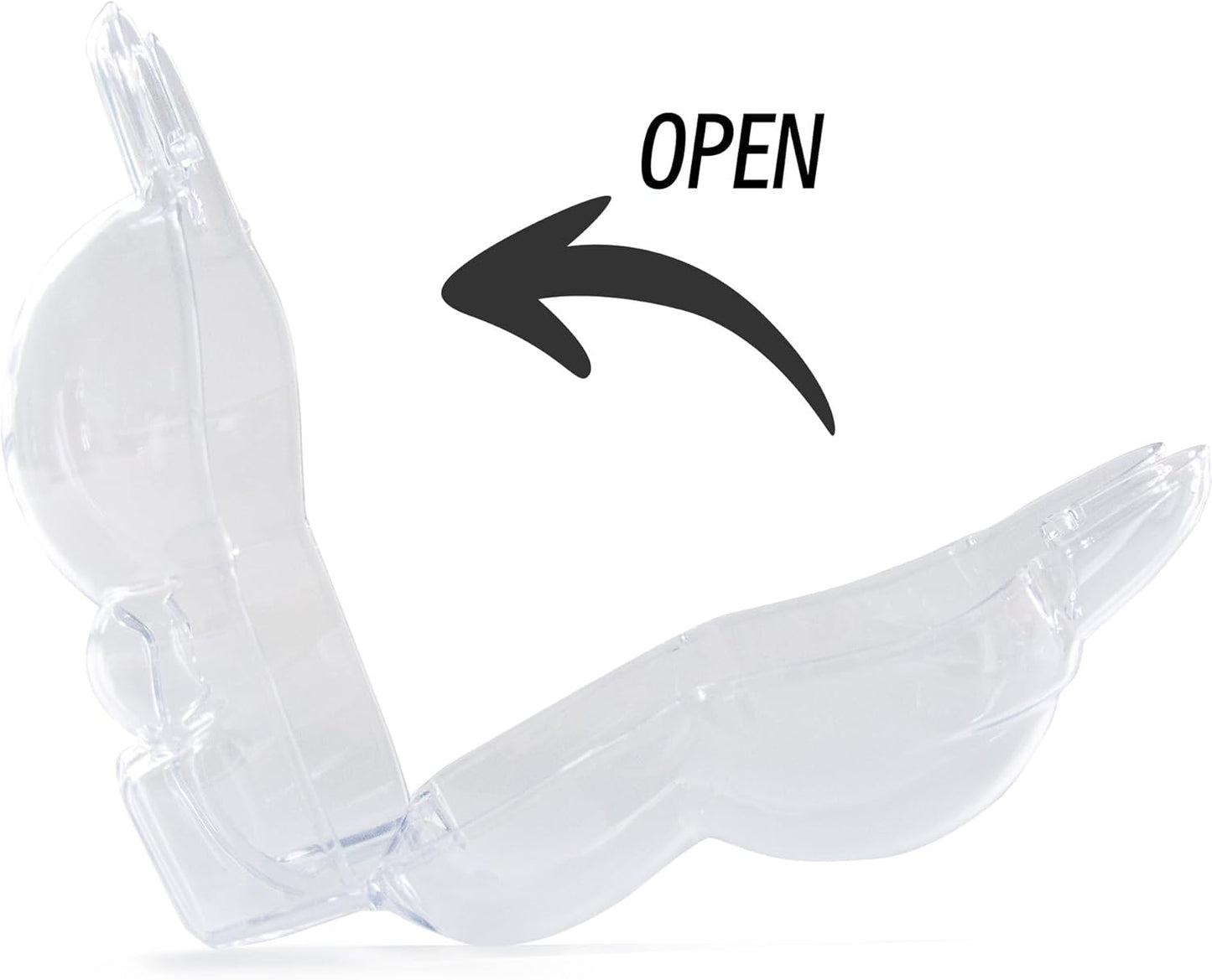 2PCS Protective Case Compatible with LABUBU Have a Seat Series, Clear Cover with White Silicone Tie (Case Only)