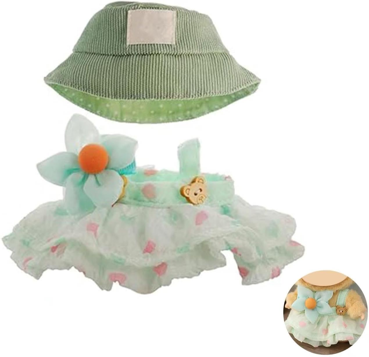 2025 New Clothes for Labubu Outfit, Exquisite Accessories for Labubu,Cute Clothes Set for 17 cm Labubu Accessories (#O)