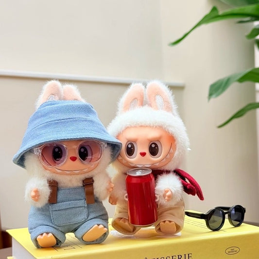 Labubu Series 2 Blind Box Outfit - Vinyl Face Keychain Clothes for Sitting Party Doll