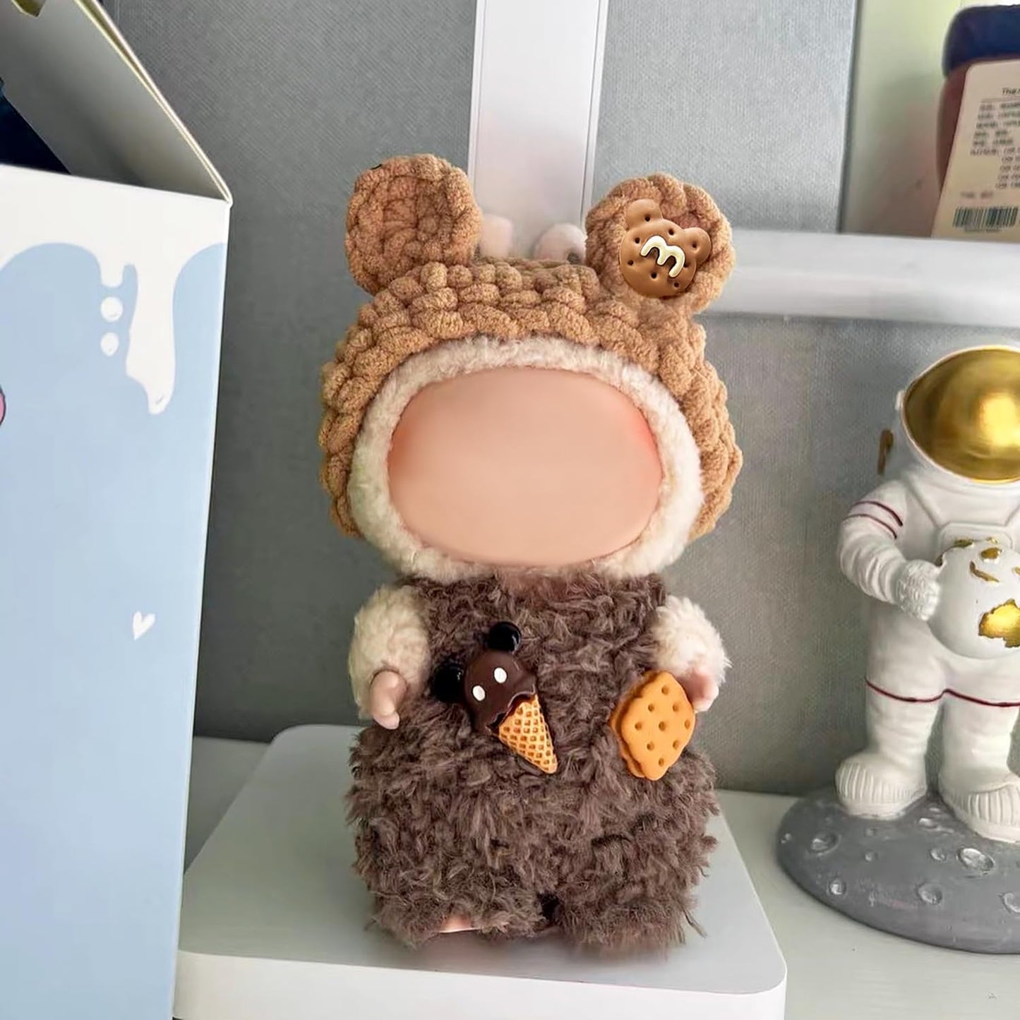 Clothes Fit for LABUBU Doll, Fashion Doll Clothes Outfit Set Cute Theme Designer Toys Dress Accessories for Collector Fans Display (Star)