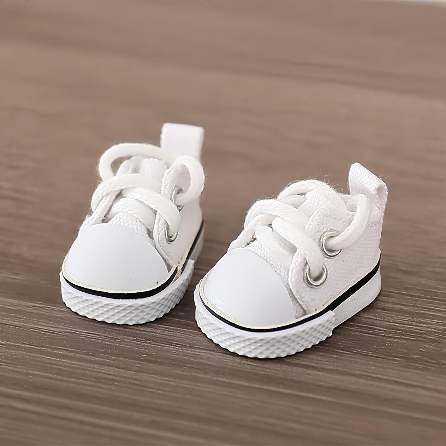 17cm Doll Shoes (No Doll), Mini Shoes Replacement, Cute Kawaii Fashion Shoes for 6.7inch Doll Suit, Shoes & Clothes Accessories for 1st/2nd/3rd Gen Doll Play & Display White