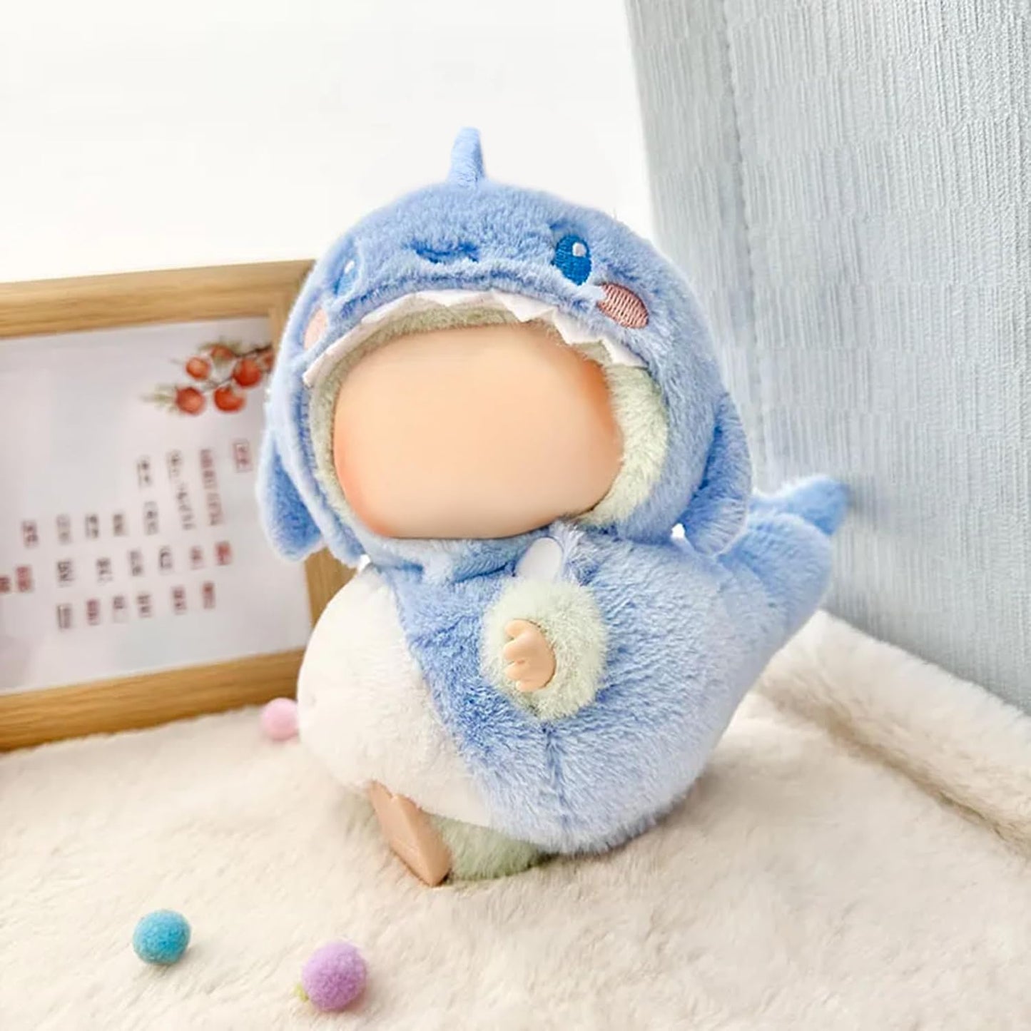 Clothes Fit for LABUBU Doll, Fashion Doll Clothes Outfit Set Cute Theme Designer Toys Dress Accessories for Collector Fans Display (Star)