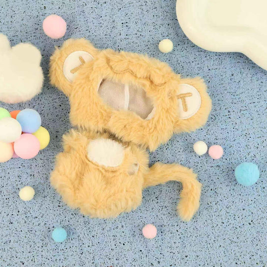 LABUBU Clothes for Doll 17cm Accessories Suit Cute Clothes for Doll Dress up Animal Style Outfits (NO Doll)（Monkey）