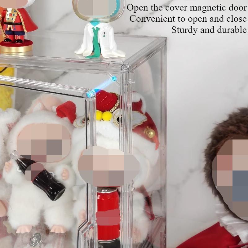 LABUBU Doll Dust Cover | Acrylic Display Case for POP MART Blind Box Figures | Clear Protective Showcase