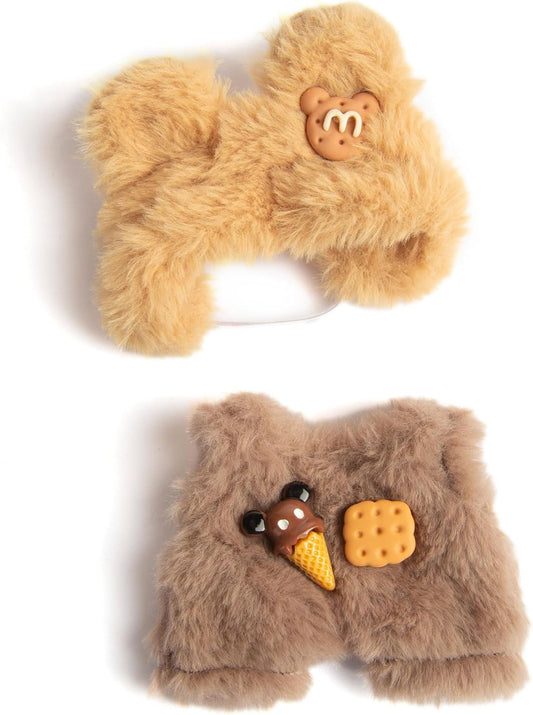 Doll Clothes(No Doll),Plush Clothes Accessories Cartoon Style Suit Animal Cosplay 2025 New Cute Set Bear
