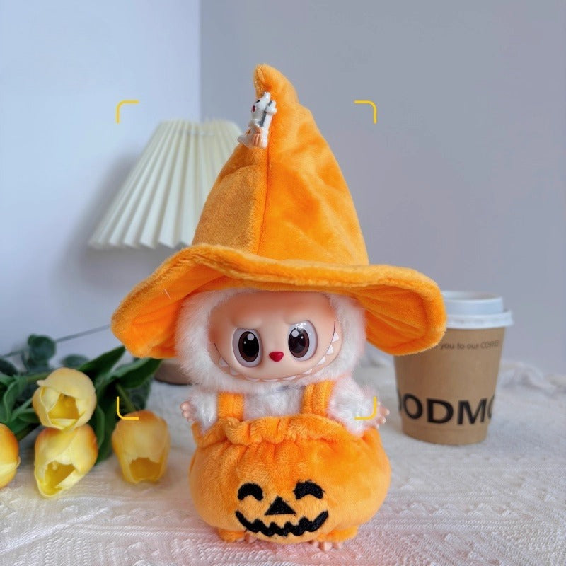 17cm Labubu Cute Fried Shrimp Plush Outfit | Gen 1-3 Doll Clothes Only