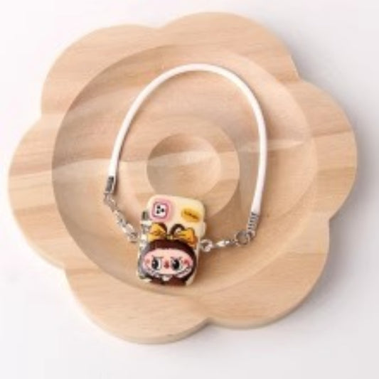 Creative Phone Lanyard & Mini Doll Figurine | Scene Accessories, Bag Doll Decorative Charm & Pendant