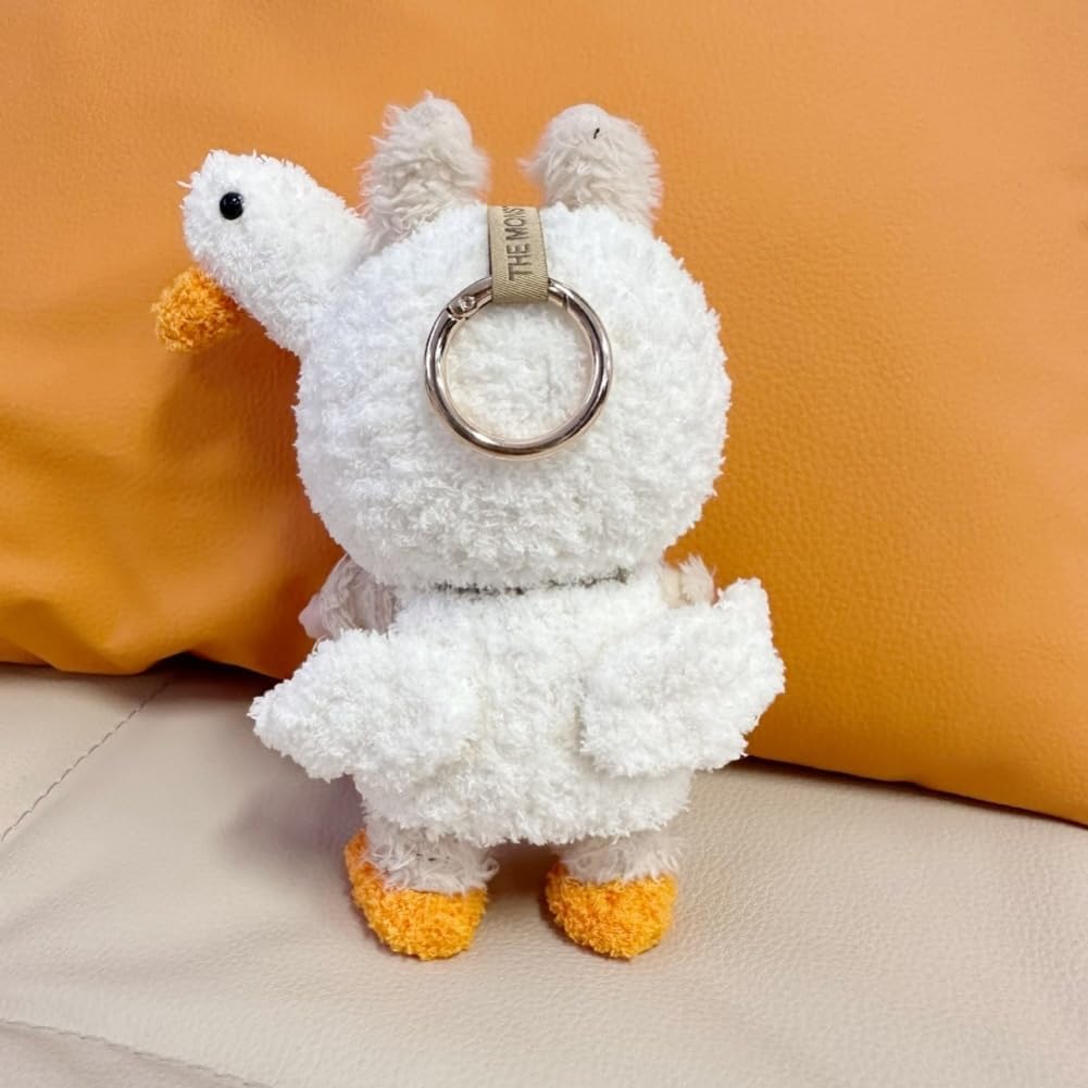Stylish Adorable for LABUBU Clothes Outfits – 17cm Outfit with Exquisite Accessories for Dressing Up (No Doll Included) (Little Swan (hat+Sweater+Socks))