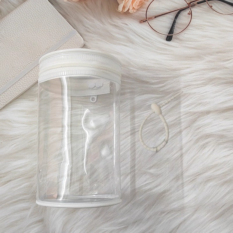 2025 New Pop Mart Labubu x CRYBABY Acrylic Mini Can Bag | Clear Dust-Proof Storage & Display Case with Detachable Shoulder Strap | Fits Labubu Gen 1-2, Sitting Party & CRYBABY