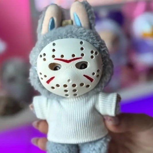 LABUBU Custom Mask & Hat | 3D Printed Doll Accessories & Trendy Toy Props