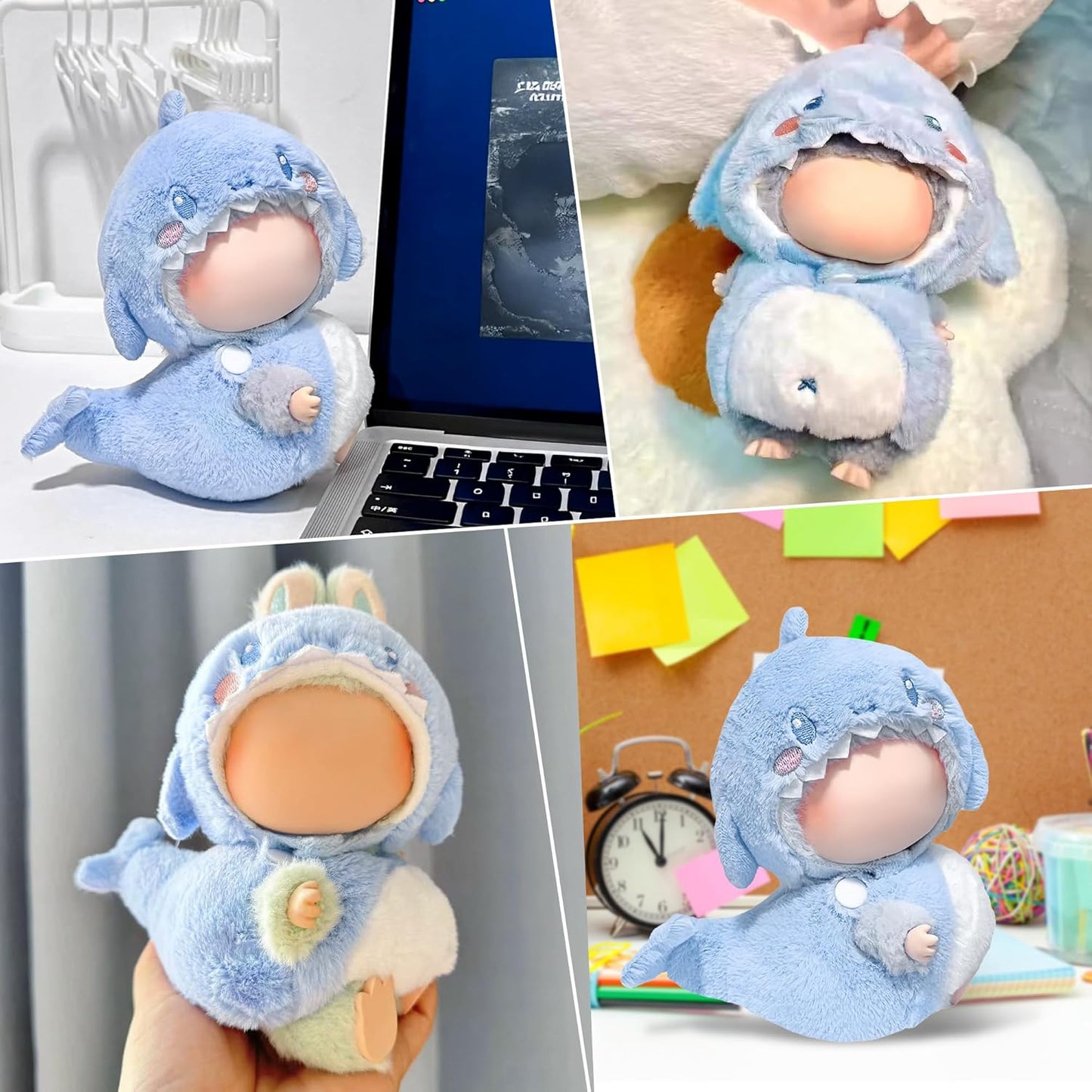 Clothes Fit for LABUBU Doll, Fashion Doll Clothes Outfit Set Cute Theme Designer Toys Dress Accessories for Collector Fans Display (Star)