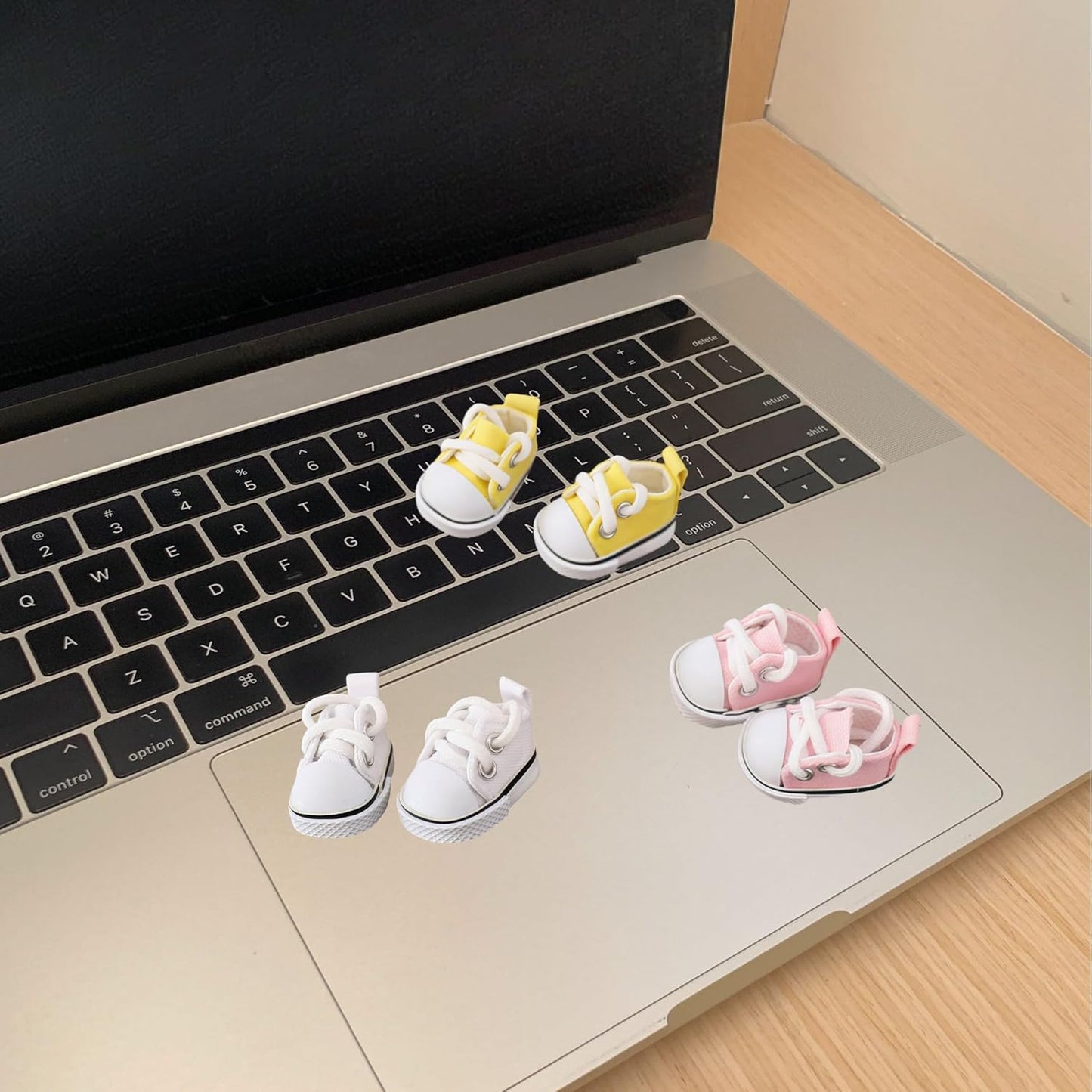 17cm Doll Shoes (No Doll), Mini Shoes Replacement, Cute Kawaii Fashion Shoes for 6.7inch Doll Suit, Shoes & Clothes Accessories for 1st/2nd/3rd Gen Doll Play & Display White