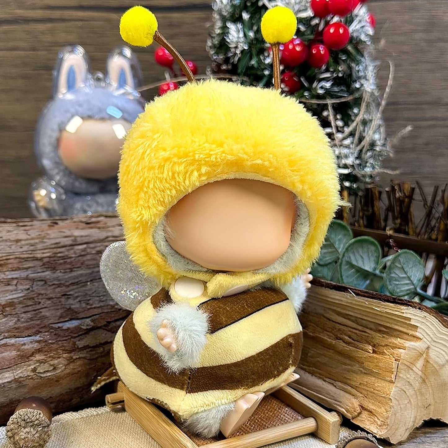 Clothes Fit for LABUBU Doll, Fashion Doll Clothes Outfit Set Cute Theme Designer Toys Dress Accessories for Collector Fans Display (Star)