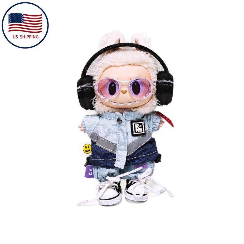 Labubu Stylish Gradient-Colored Glasses & Clothing Accessories | Universal Fit for Gen 1-3