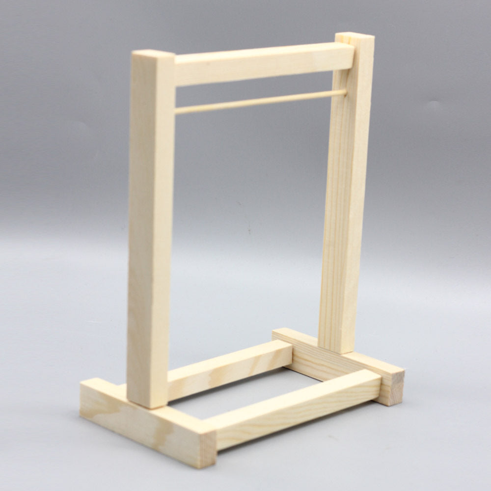 Doll Mini Wooden Clothes Rack - 18-inch American Doll & BJD Labubu Clothes Hanger