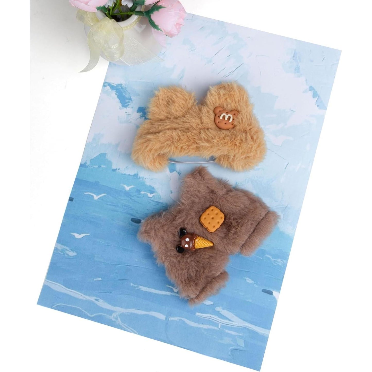 LABUBU CLOTHES - Outfits for LABUBU - Accessories for 17cm Dolls Clothes - Cute Sandwich Cookie Bear Costume, No Doll Included
