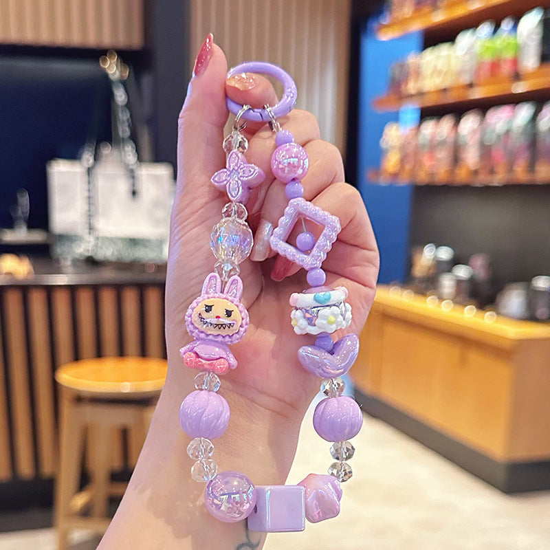LABUBU Phone Strap - Creative Beaded Design for Fashion Accessories