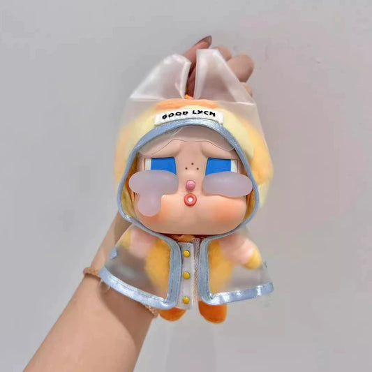 CRYBABY Tears Factory Rain Set - Transparent Pluto Poncho for 10cm Vinyl Dolls