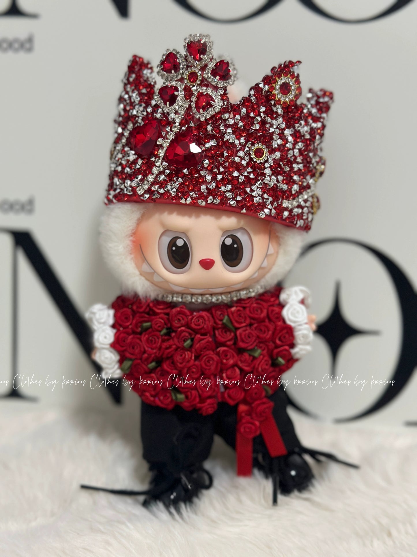 Pop Mart Labubu x G-Dragon High-End Custom Collection | 17cm Vinyl Keychain Outfits for Gen 1-3