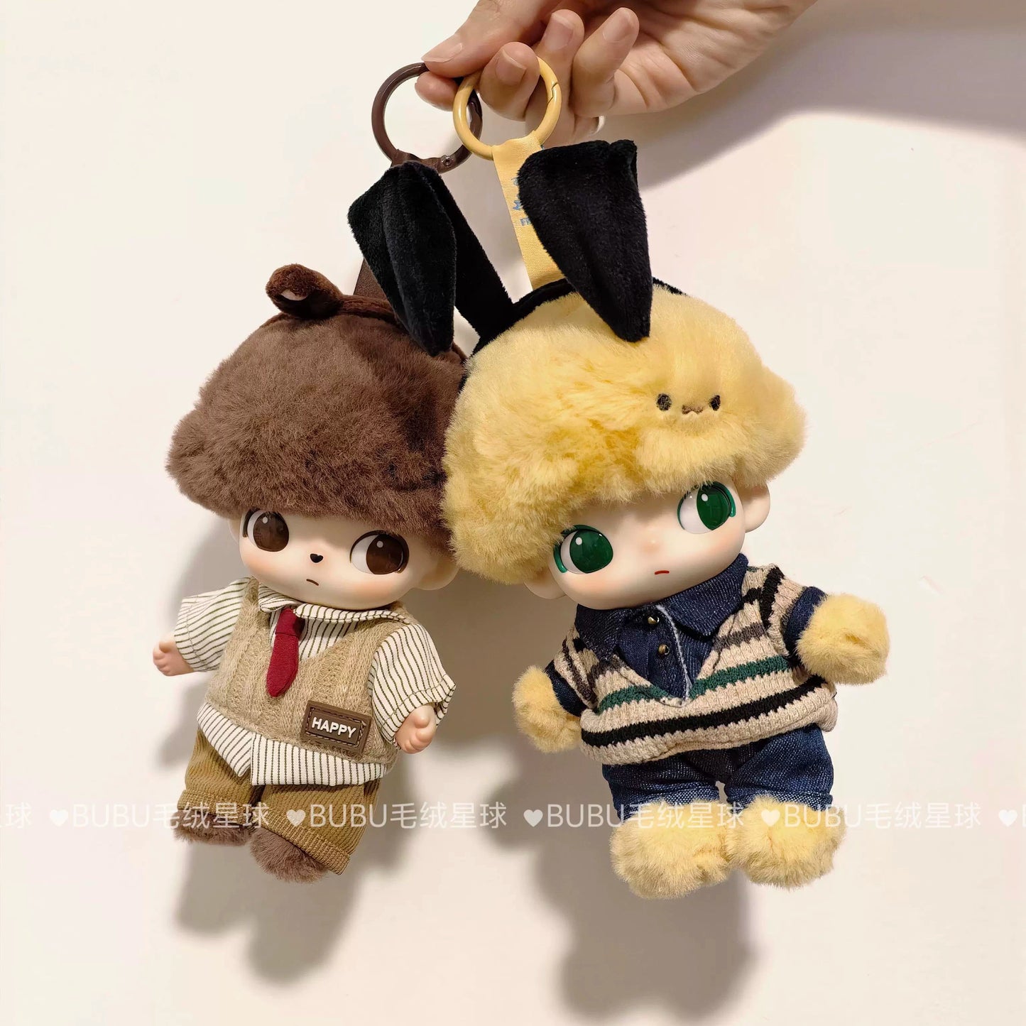 DIMOO World x Chip'n'Dale Outfit - Acorn-Themed Knit Set for 10cm Vinyl Dolls