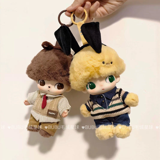 DIMOO World x Chip'n'Dale Outfit - Acorn-Themed Knit Set for 10cm Vinyl Dolls