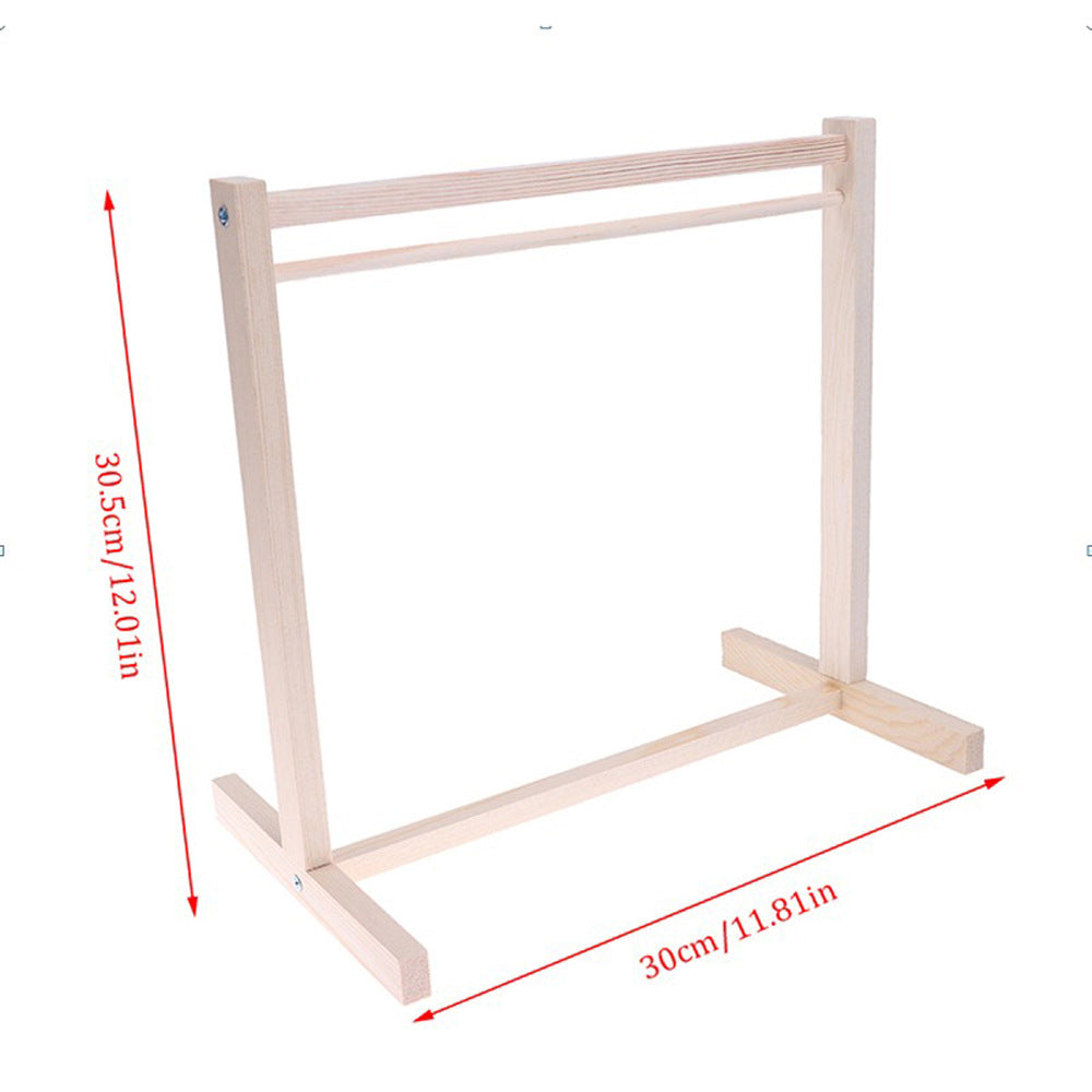 Doll Mini Wooden Clothes Rack - 18-inch American Doll & BJD Labubu Clothes Hanger