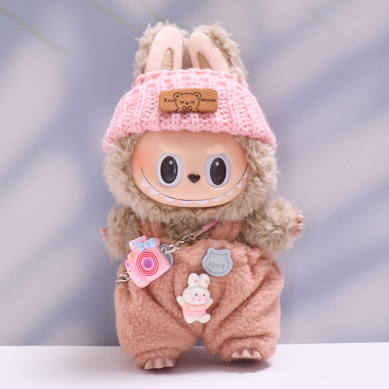 Original LABUBU Clothes Set - Stylish LABUBU Clothes & Accessories Bundle, Premium Fabric with Miniature Accessories