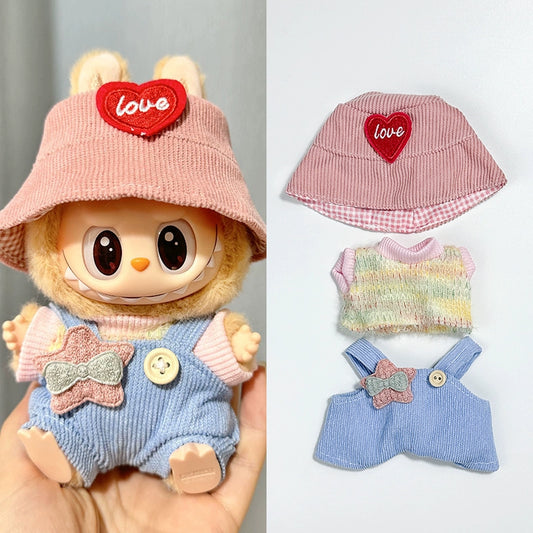 POP MART Labubu Doll Clothes Set for Gen 1/2/3 Vinyl Figures 17cm (No Doll Included) | Complete Outfit Collection