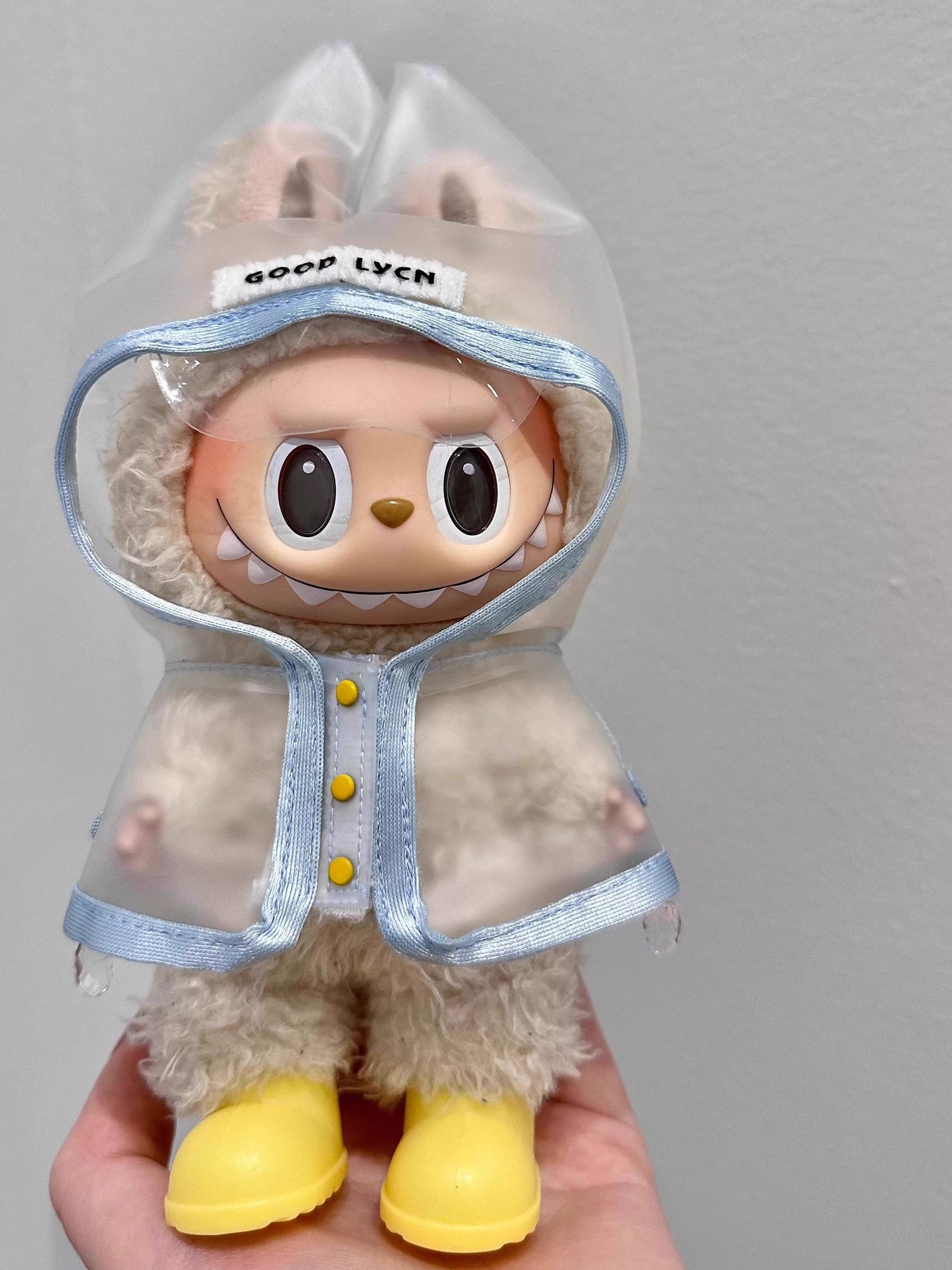 Raincoat Costume - Doll Clothes for Labubu Vinyl Figures (Fits 1st/2nd/3rd Generation)