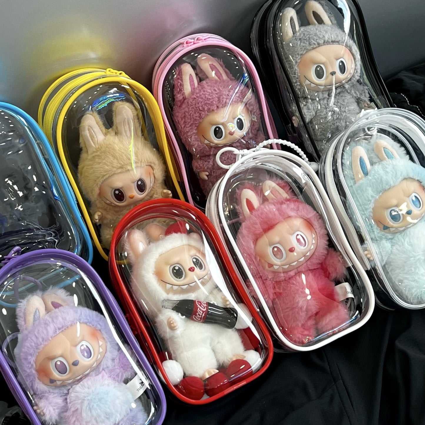 New 19cm Labubu Storage Bag - Dustproof Carrier for Big into Energy Series