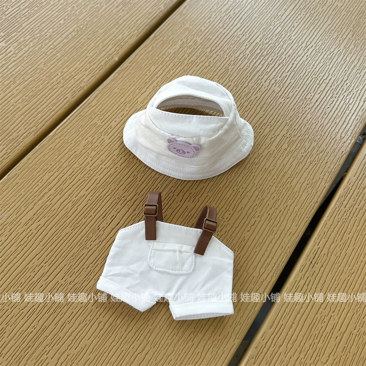 15-17cm Labubu Overalls Outfit - Series 1/2/3 Blind Box Keychain Change Clothes