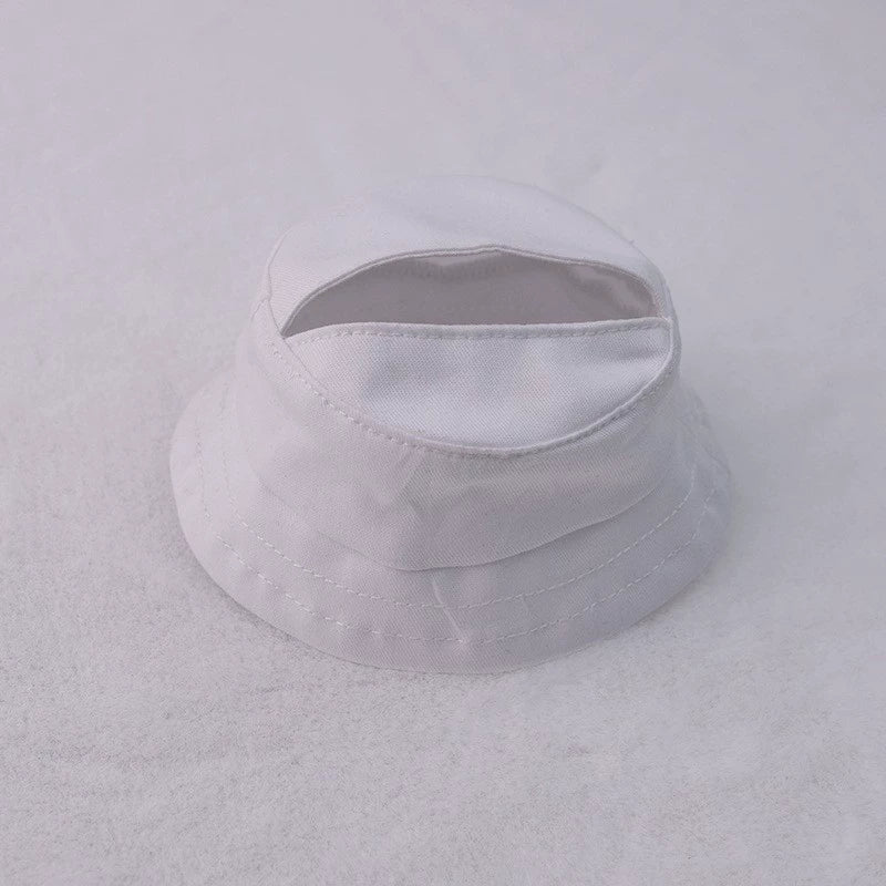 17cm Labubu Macaron Fisherman Hat - Vinyl Face Cap for Series 1/2/3 Doll Accessory