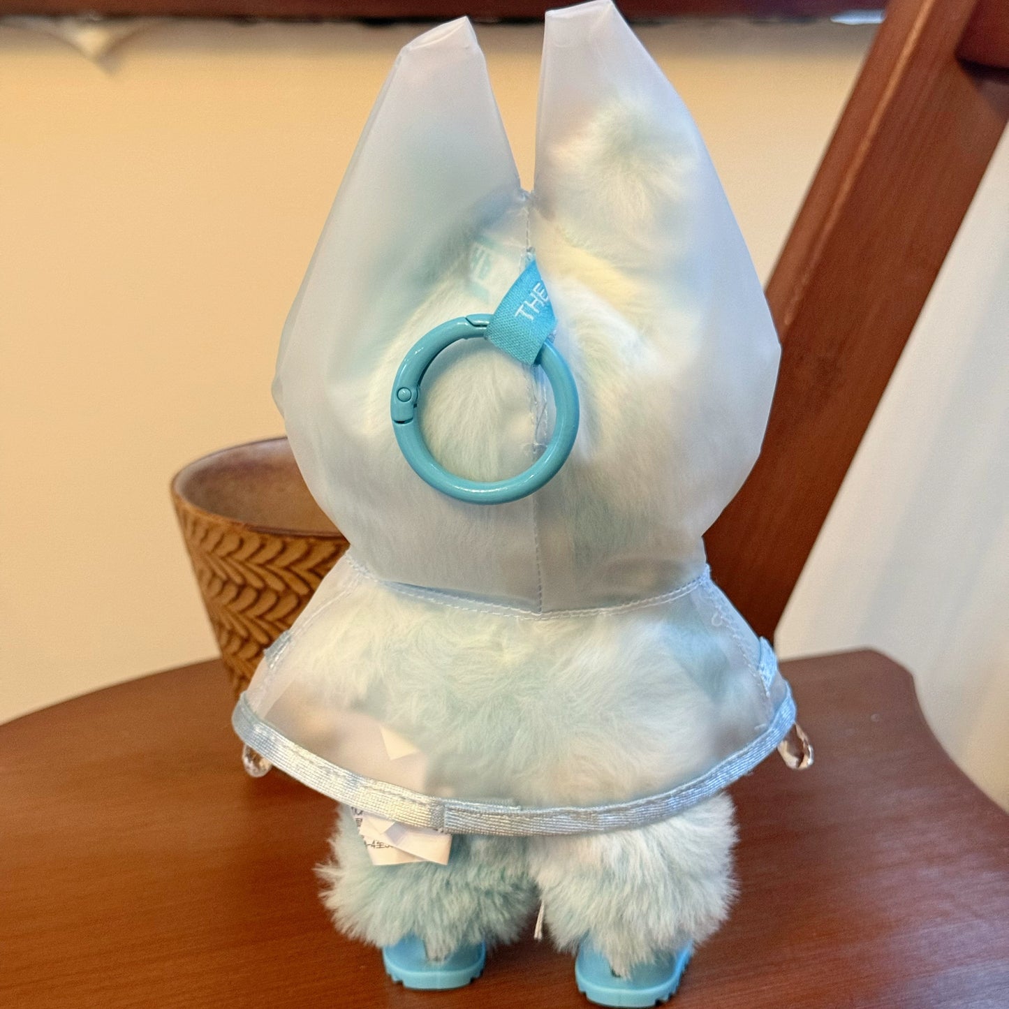 POP MART Labubu Doll Clothes 17cm - Raincoat Outfit for Generation 1/2/3 Vinyl Figures (No Doll/Boots Included) - Blind Box Accessory