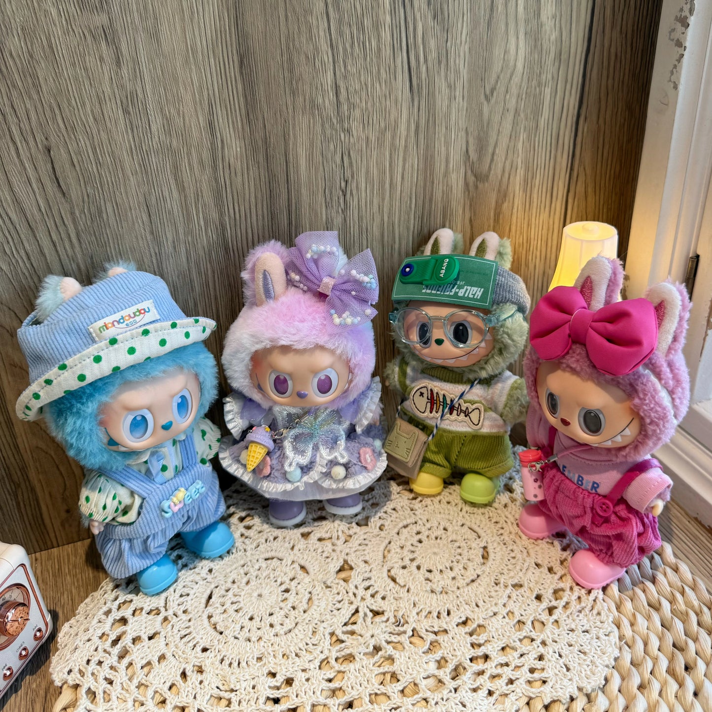 NEW Labubu 17cm Clothes Set Outfit Fits Gen1/2/3 Dolls