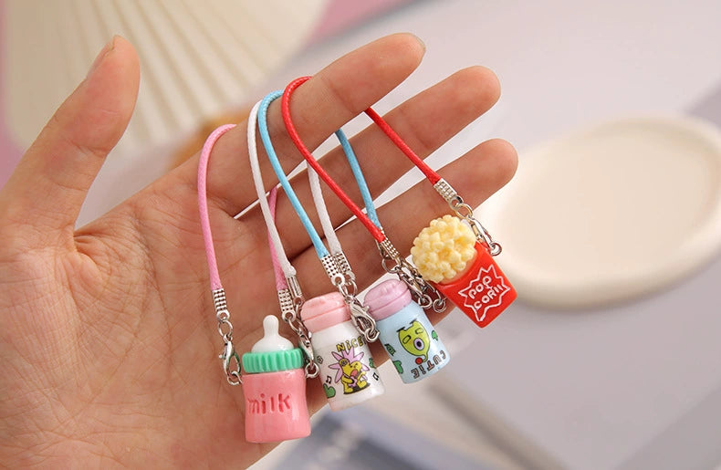 Mini Thermos Keychain - Cute Simulation Cup Pendant for DIY Backpack Room Decor