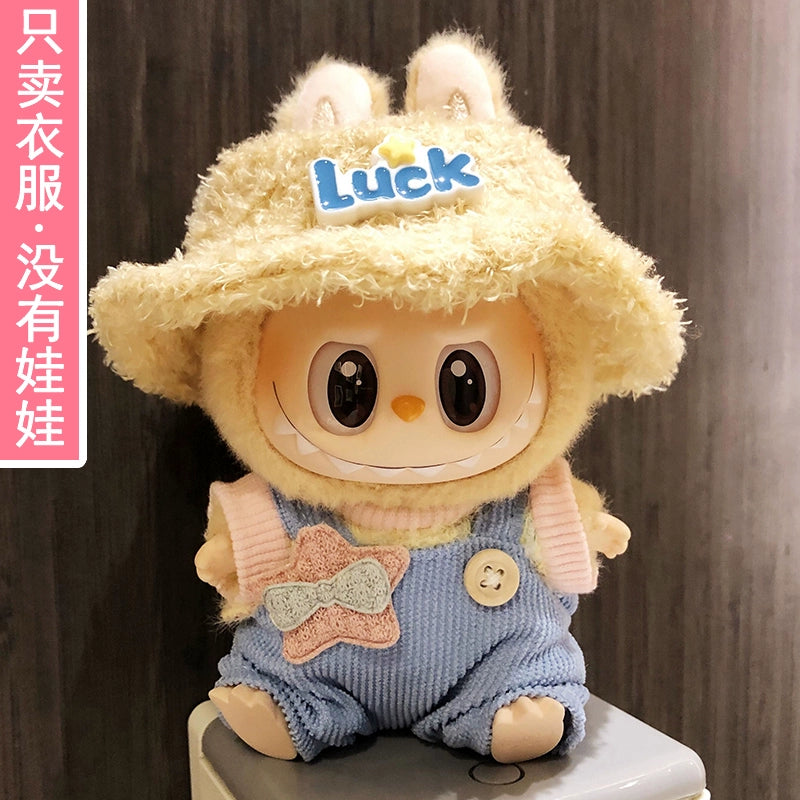 Labubu Outfit Set - Vinyl Doll Clothes & Accessories for Blind Box Keychain Figures