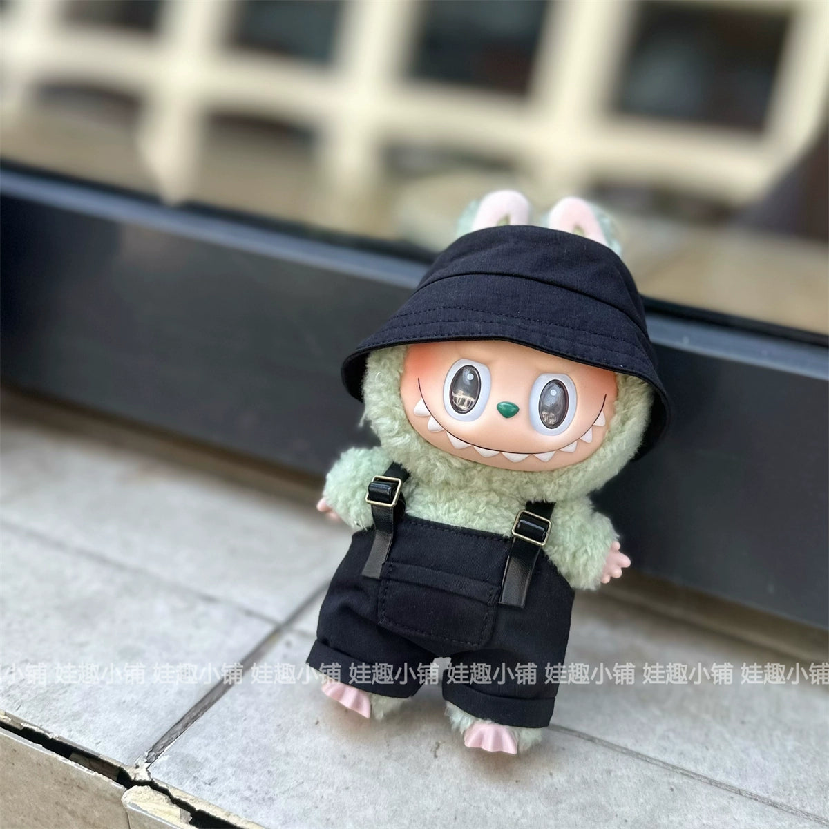 15-17cm Labubu Overalls Outfit - Series 1/2/3 Blind Box Keychain Change Clothes