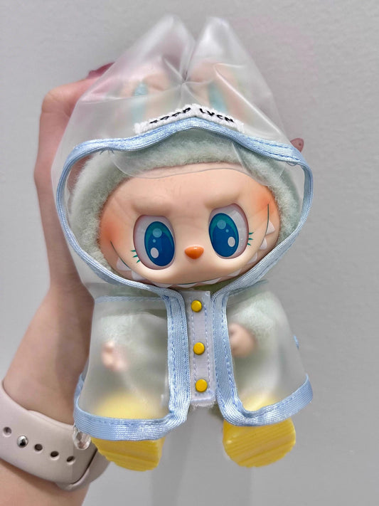 Raincoat Costume - Doll Clothes for Labubu Vinyl Figures (Fits 1st/2nd/3rd Generation)