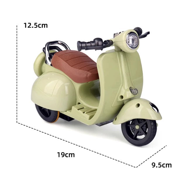 POP MART Labubu Electric Motorcycle Toy - Plush & Vinyl Display Prop for 17cm Dolls (No Battery/Doll Included) | Blind Box Accessory