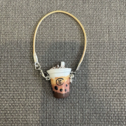 Dollhouse Mini Realistic Milk Tea Cup | Doll Accessories, Miniature Scene Charm & Dollhouse Decor