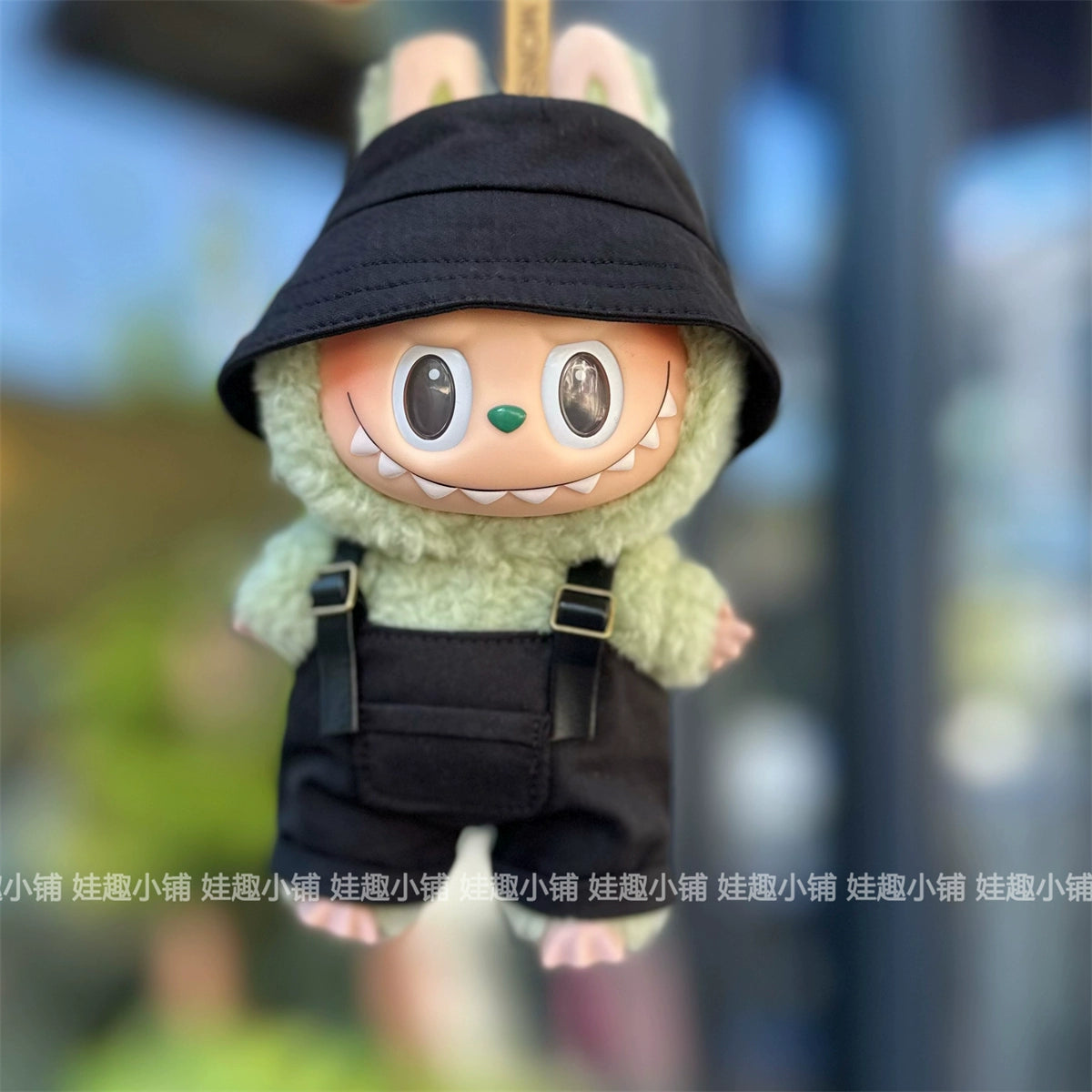 15-17cm Labubu Overalls Outfit - Series 1/2/3 Blind Box Keychain Change Clothes