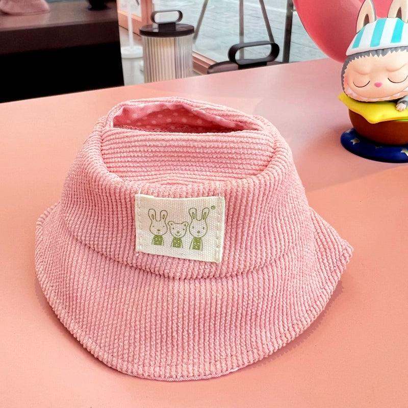 Labubu Have a Seat Series Summer Dress Set - for 17cm Plush Doll Tulle Dress & Floral Bonnet