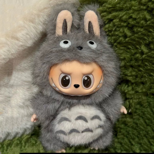 Labubu Kawaii Forest Series - Plush Totoro-inspired Costume with Removable Tail