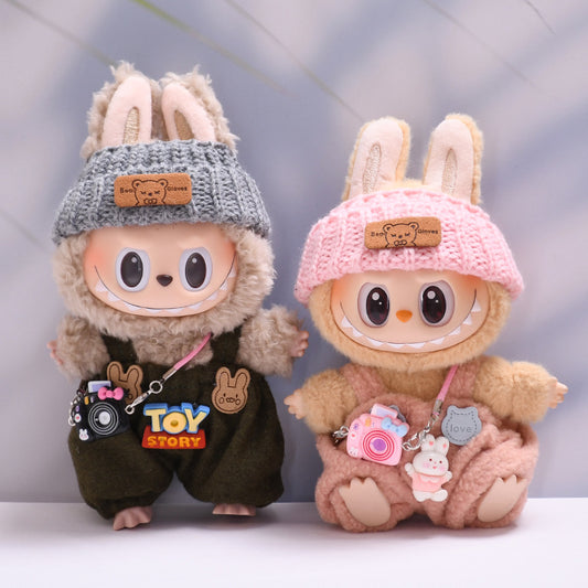 Original LABUBU Clothes Set - Stylish LABUBU Clothes & Accessories Bundle, Premium Fabric with Miniature Accessories