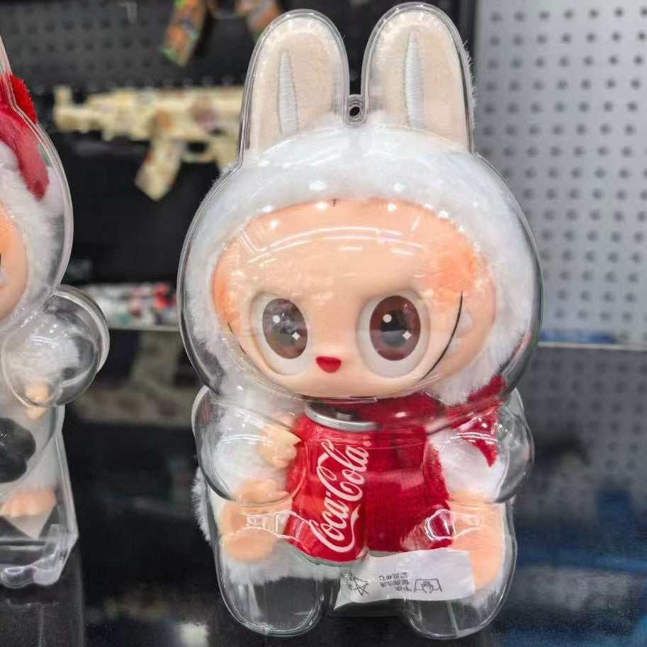 POP MART LABUBU & CRY BABY Dust Cover - Clear Vinyl Face Shield for Display Case & Doll Protection