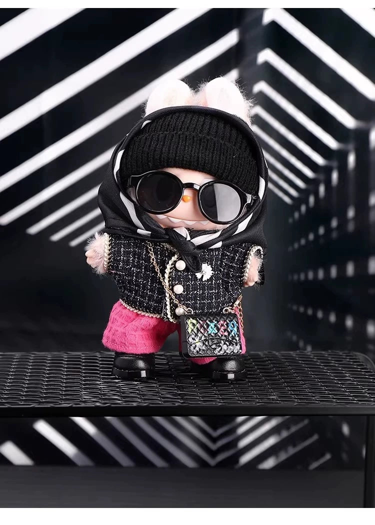 Labubu x G-Dragon GD Concert Replica Outfit Set | Fits 17cm Gen 1-3 Vinyl Dolls